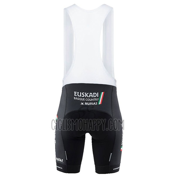 Euskadi Cycling Jersey Bib Short 2017 Men Short Sleeve Green and Black